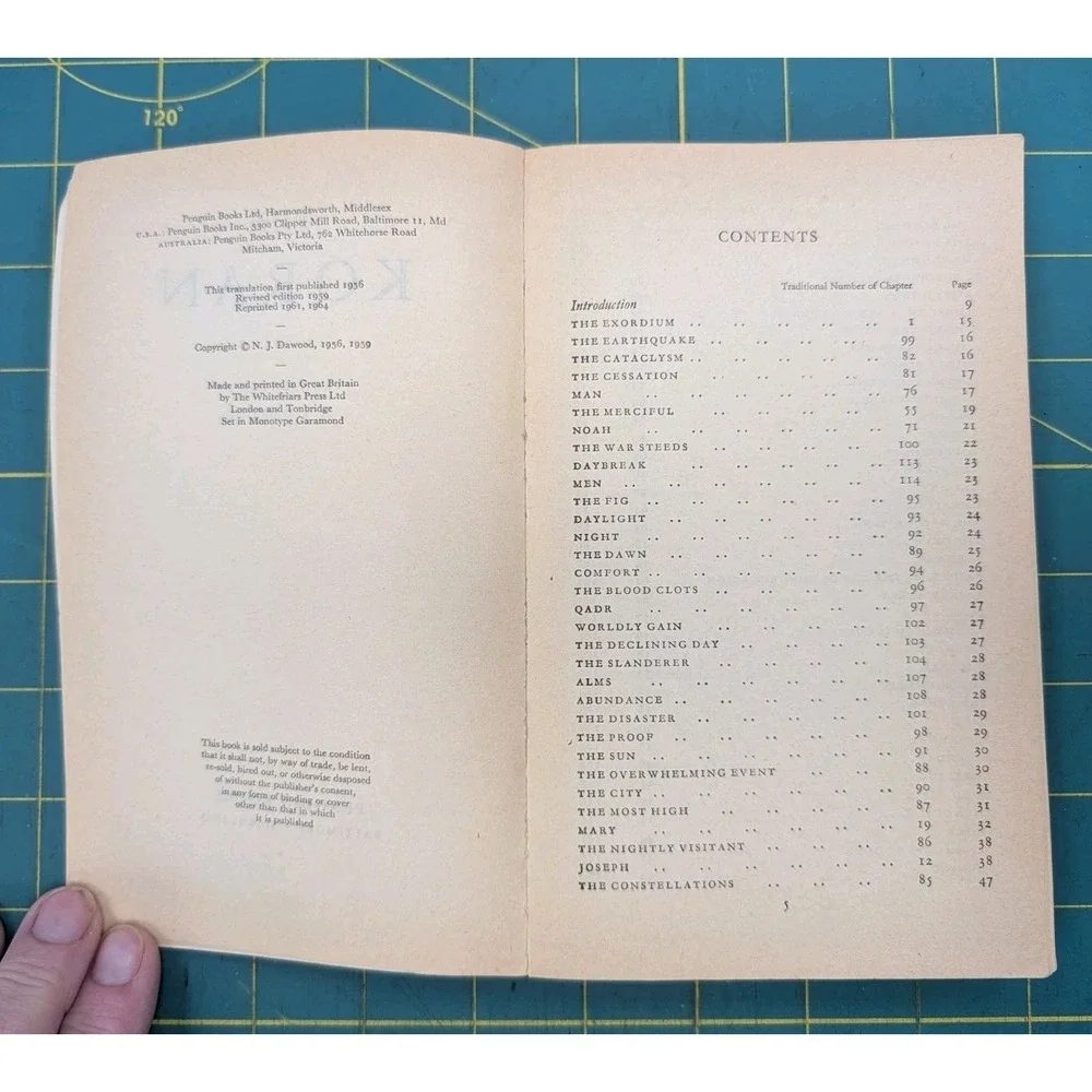 The Koran Paperback Religion Notes from Owner
